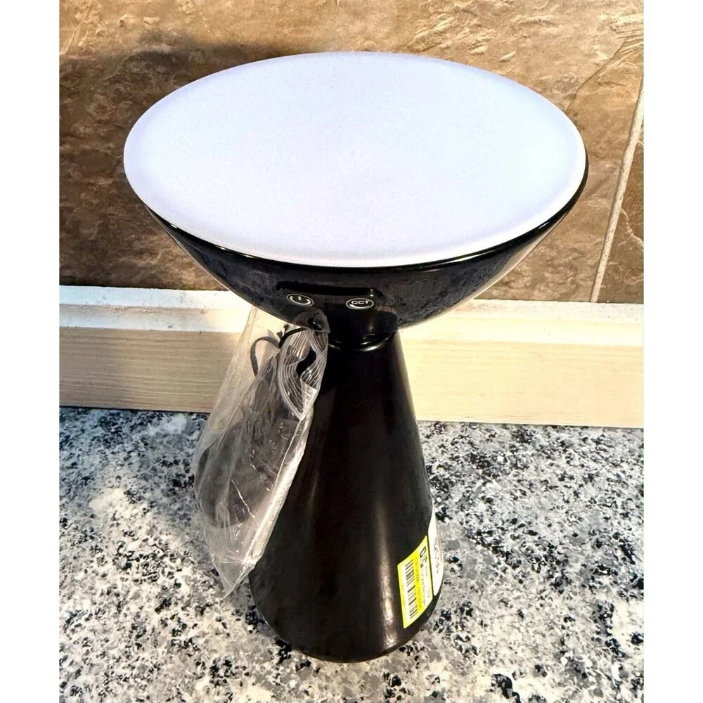 Room Essentials Sunset Mood Lamp Black Rechargeable Portable Ambient Light